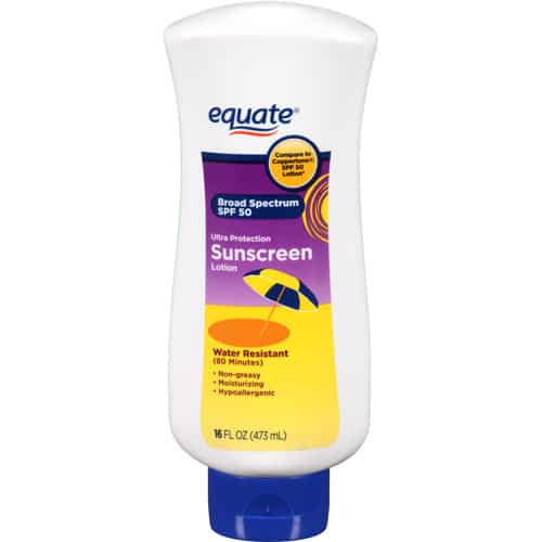 Walmart Equate Sunscreen