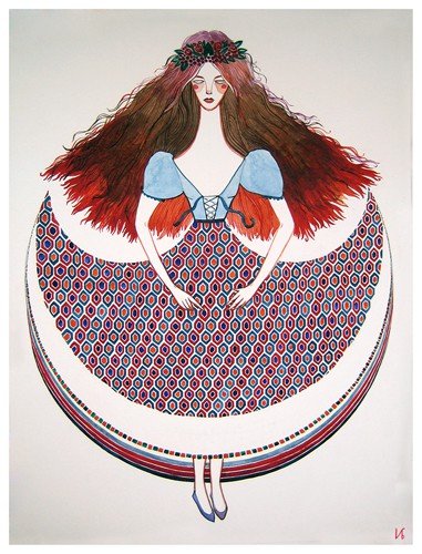 Illustration Fairy Art Draving Girl Garment Belgrade