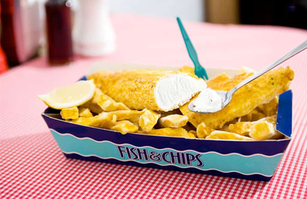 Fish and Chips Ice Cream from England