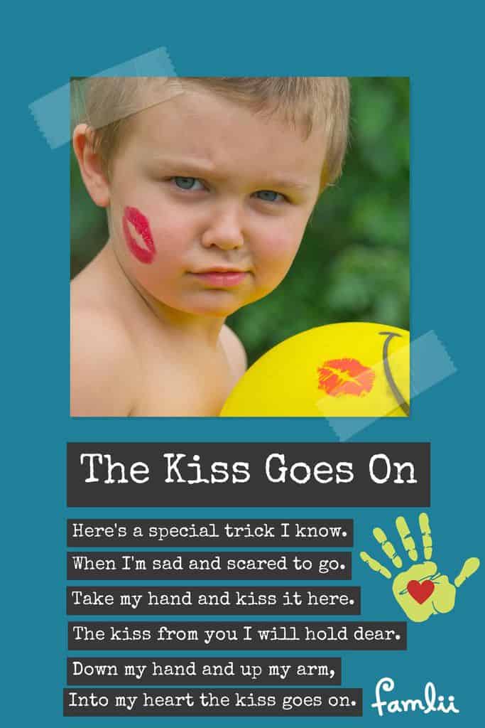 The Kiss Goes On Poem - A Kissing Hand Printable