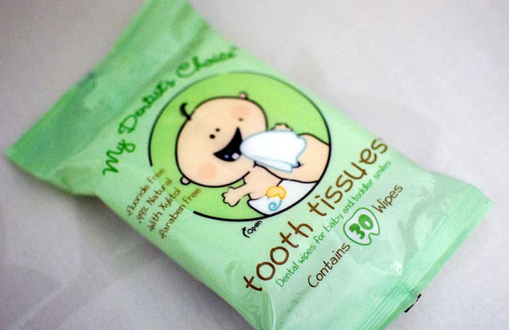 Tooth Tissues for Wiping Baby Teeth