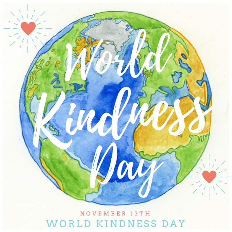 Celebrate World Kindness Day November 13th